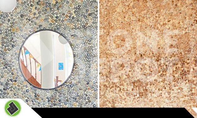 Pebble Stone Wall: The Vibrant Pink and Multicolor Aesthetics of Huis