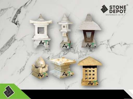 Lamp stone Sandstone Carvings